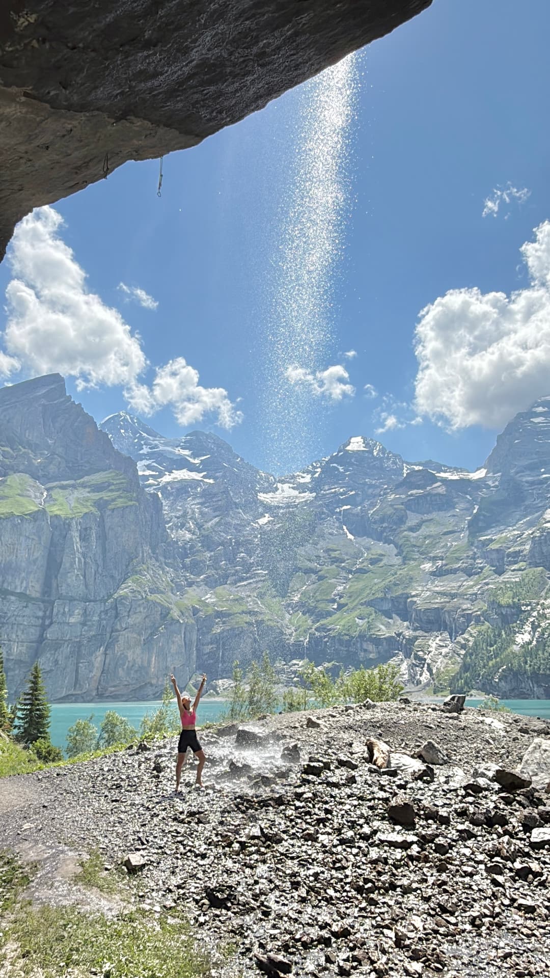 Alpine waterfall