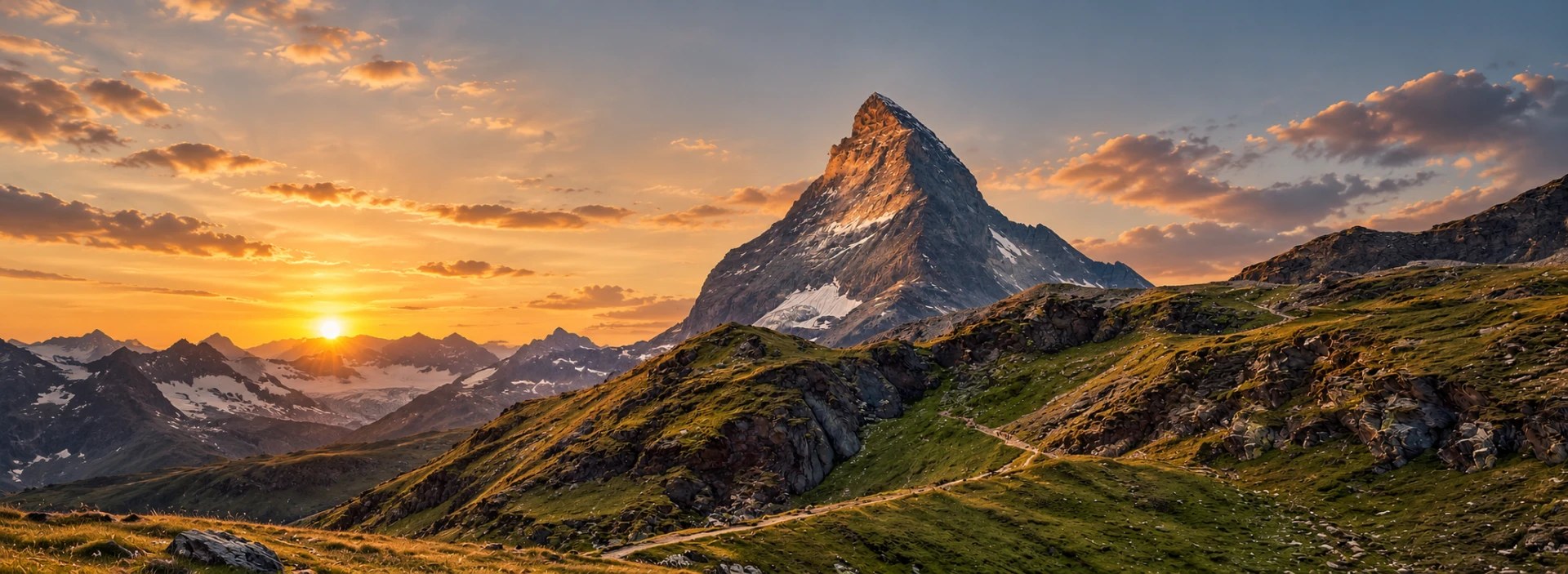 Matterhorn at sunset